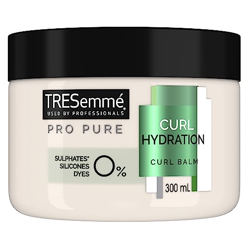 TRESemmé Mascarilla Pro Pure Hidratación para pelo rizado u ondulado Sin Sulfatos, Sin Siliconas, Sin parabenos, Apto para Método Curly 300ml