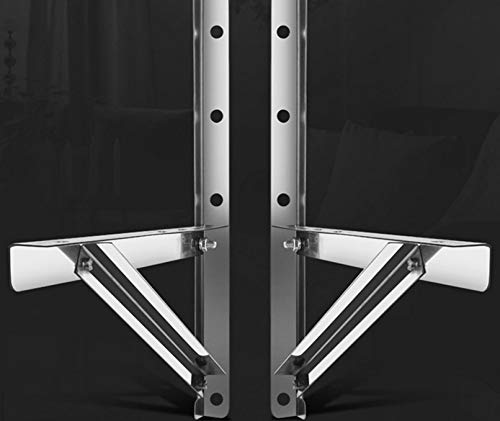 2 Pari Mounting Bracket For 9000-30000Btu Condenser Ductless Mini Split Air Conditioner Heat Pump Systems, Rust Free Stainless Steel #TOP5