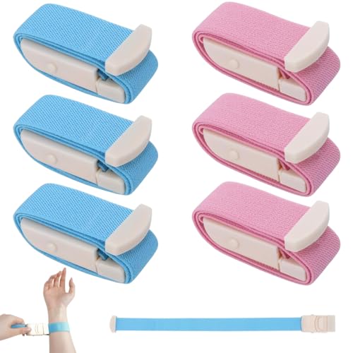 Stauschlauch Blutabnahme Set, 6 Stück Stauschlauch Blutabnahme Hochflexibel Tourniquet, Für Medical Nurse Tourniquet für Camping, Wandern, Outdoor Sport