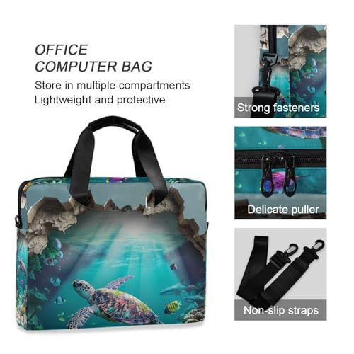 Funda de portátil con correa y asas 15.6 pulgadas miniatura 6