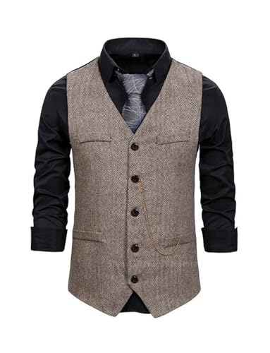 Gilet mariage homme à chevrons idéal pour costume de marié et invités lors d'une cérémonie