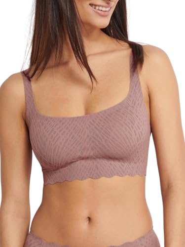 sloggi Donna Zero Feel Bliss Top, Cacao, XS