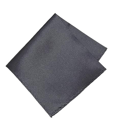 Image of TIE STUDIO Men's Solid Pocket Square | Size- 10cm x 10cm | Colour-Royal Blue | Pack of 1 |