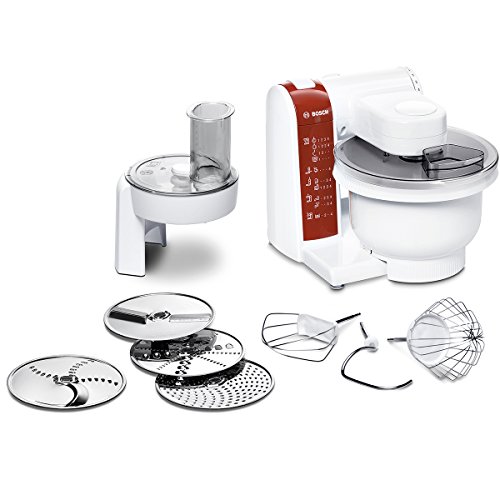 Bosch Hausgeräte MUM48010DE Küchenmaschine 600 W, 3,9 L, Durchlaufschnitzler, weiß 26.5 cm l x 30.5 cm w x 26.5 cm h Bosch Hausgeräte MUM48010DE Küchenmaschine 600 W, 3,9 L, Durchlaufschnitzler, weiß 26.5 cm l x 30.5 cm w x 26.5 cm h