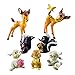 Bambi Cake Topper Mini Figurine 7 pcs, Decorazioni per Torte, Mini Figurine Decorazioni, Compleanno Decorazioni, Giocattoli Figurine, per la Decorazione Della Torta Della Festa di Compleanno