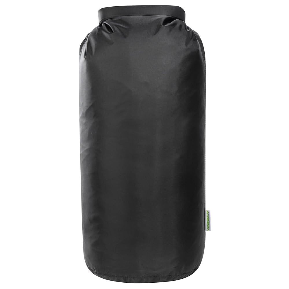 Tatonka Worek do pakowania Dry Sack 10 l, wodoszczelny, z rolowanym zamknięciem i zapięciem wtykowym, z poliestru pochodzącego z recyklingu, pojemność 10 l (czarny)