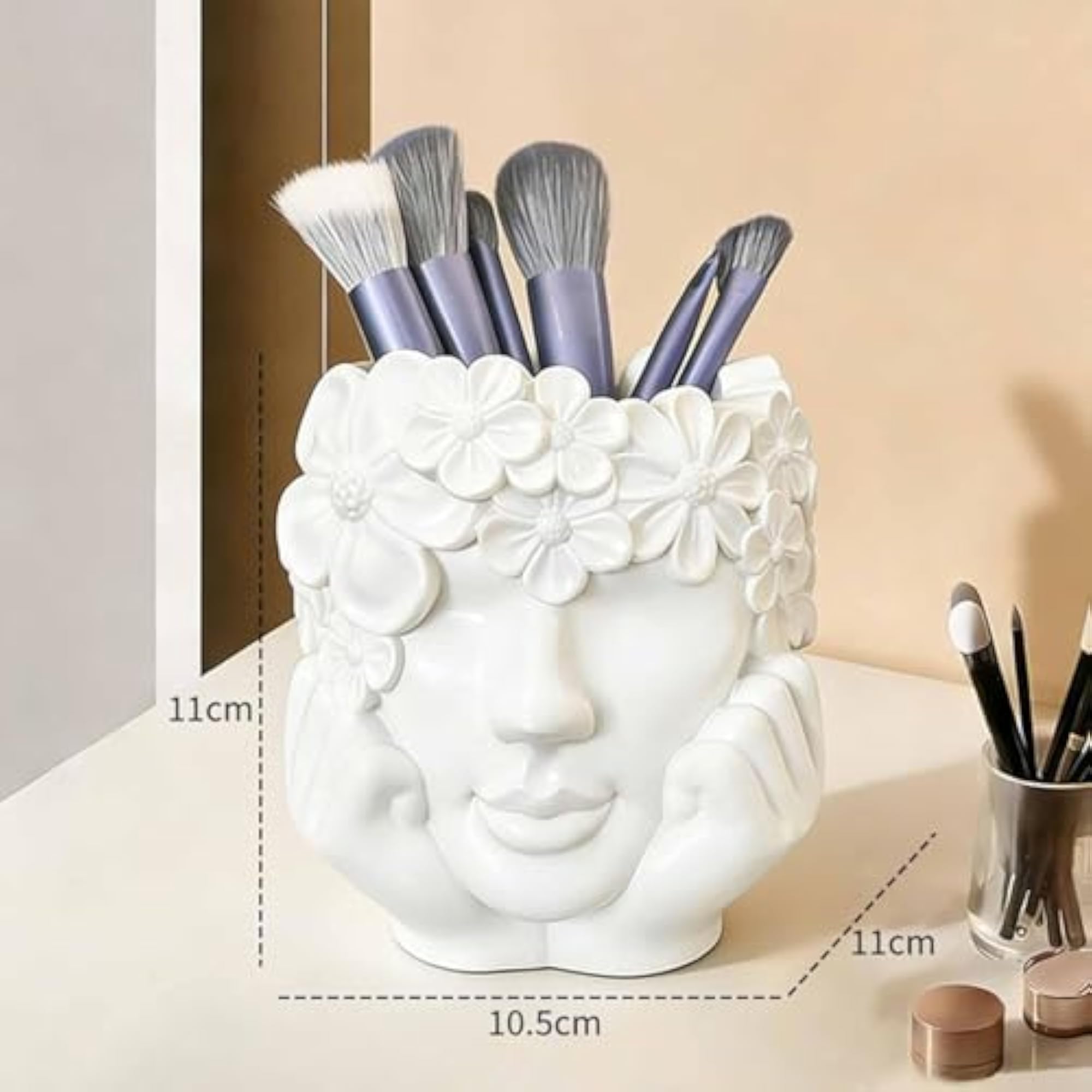 Desk Organizer Gift Decorative Artist Vanity Brush Holder