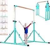 MARFULA Marfual 5 Ft Fold Gymnastic Bar Kip Bar with Mat with Professional 4 Ft Width for Kids and Girl and Teenage Home and Club Use