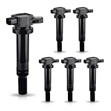 ENA Set of 6 Ignition Coil Pack V6 Compatible with Kia Hyundai 2007 2008 2009 Santa Fe, 2007-2011 Rondo, 2006-2010 Optima, 2007-2010 Magentis 2.4L 2.7L Coils for UF558 C1567 273013E40