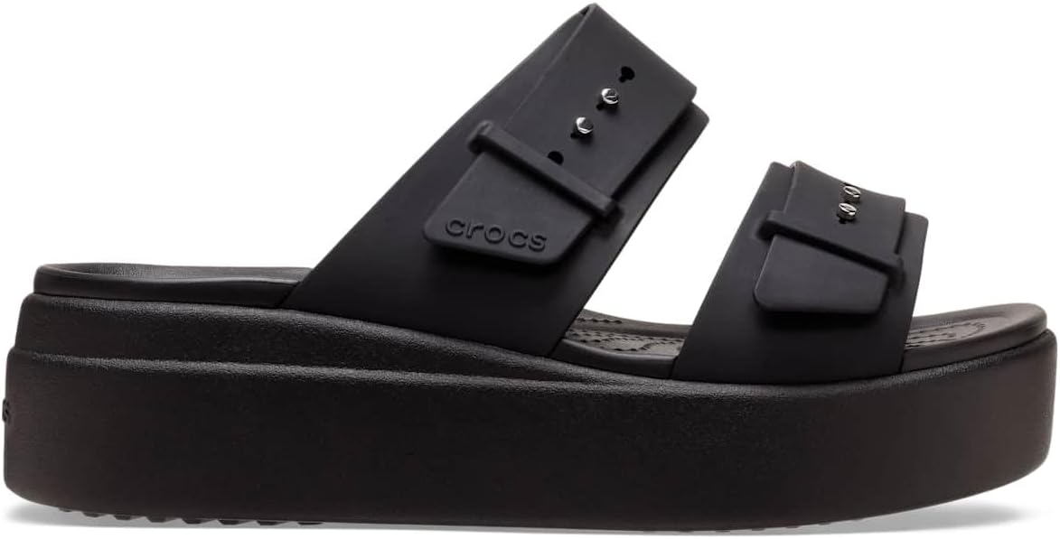 Women's Brooklyn Low Wedges Sandal, Black/Black/Black, 9