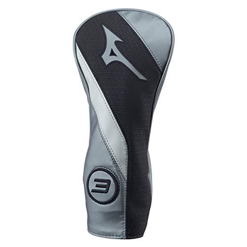Mizuno Unisex Fairway Headcover - Black/Grey - One Size