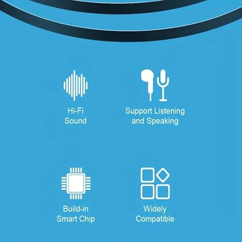 CABLEPELADO Adapterkabel für Telefon RJ9-Stecker auf 3,5-mm-Klinkenstecker, TRRS 3,5-mm-Klinke, RJ9 4P4C, Konverter für Kopfhörer mit Mikrofon für IP-Telefone von Cisco Office (1 x Klinke)