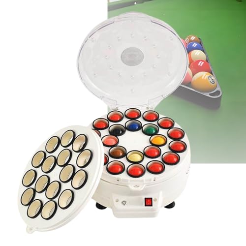 HFDJRWK Limpiadora de Bolas de Billar, Pulidora y Limpiadora de Bolas de Billar Máquina Lavadora de Bolas Totalmente Automática Adecuada for 16/22 Bolas