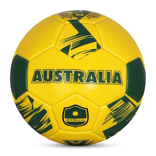 Vizari Country Soccer Ball – Size 3,4,5 for Kids, Youth, Adults | Practice & Match Football : USA, Mexico, Argentina, Brazil, Germany, Portugal, England