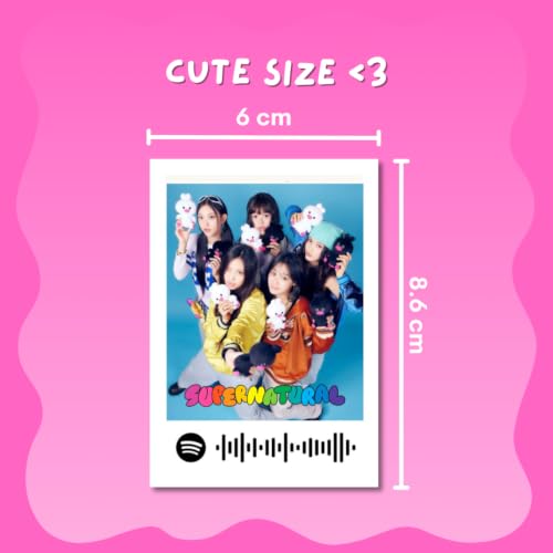 Image of New Jeans Photocards | New Jeans Songs Mini Poster Kit (Set of 18) | Super Shy, OMG, Right Now Songs Compact Size (8 x 6 cm) Posters for Phone Accessories, Bedroom, Office, Living room, Dorm room (C 083)