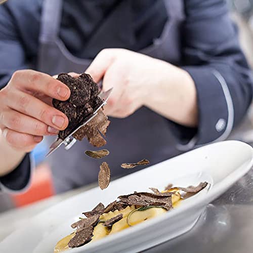 Foto von Trüffelschneider Edelstahl Trüffelhobel Verstellbar Gemüse Obst Schneider für Trüffel, Gemüse, Knoblauch, Schokolade, Pilze