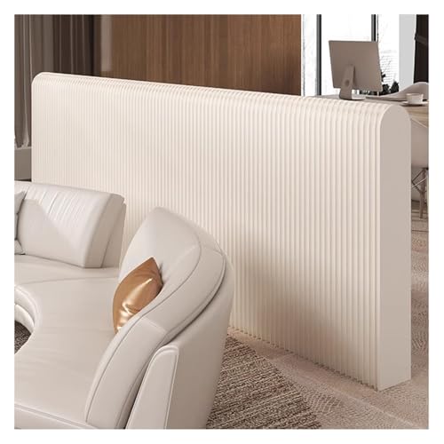 Panneau de séparation pliable blanc en papier réglable pour aménagement maison bureau 100x98cm