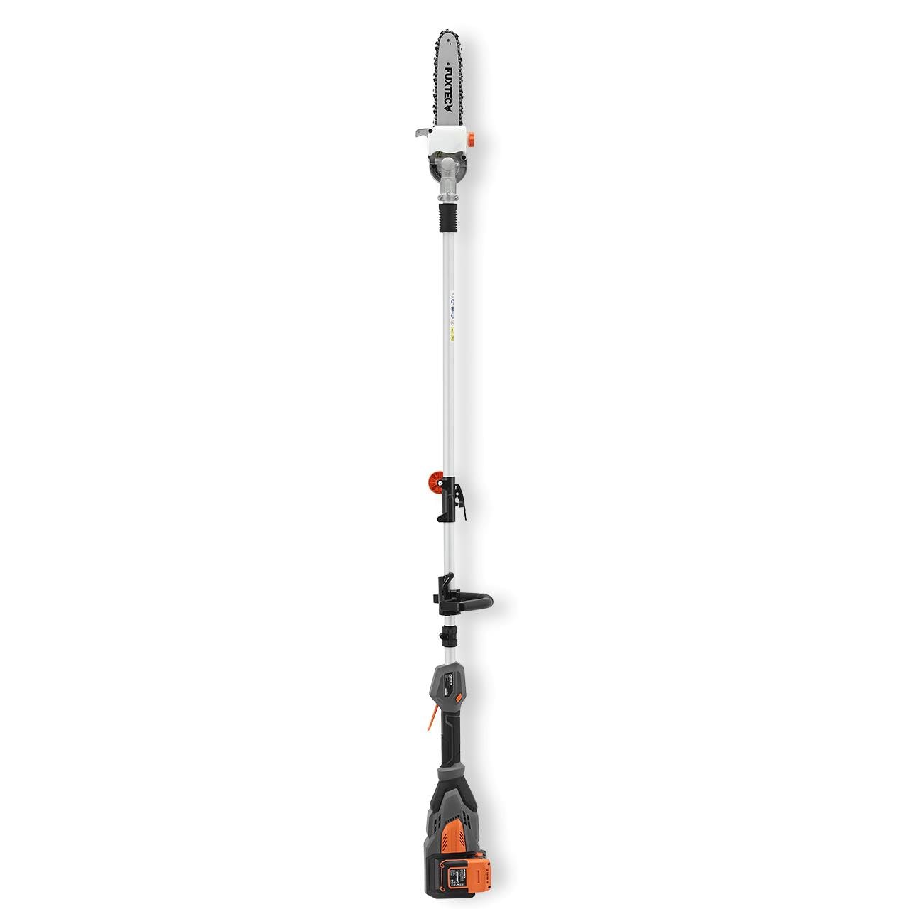 Herramienta multifunción 3 en 1 FUXTEC FX-E2MTSET • 40 V • Desbrozadora a batería con Accesorio de Motosierra y Cortasetos • Cortabordes • Desbrozadora con Acoplamiento rápido • Herramienta combinada