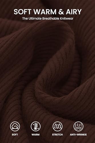 PRETTYGARDEN Women's Fall Long Sleeve Dresses 2025 Mock Neck Ruched Y2K Clothes Ruffle Layered Bodycon Mini Party Dress4