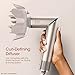 Shark XSKHD4DA FlexStyle Curl-Defining Diffuser, Attachment for Shark FlexStyle Blow Dryers, Styling Tool for Wavy, Curly, and Coily Hair, Enhance Natural Curls, Extendable Prongs, Stone