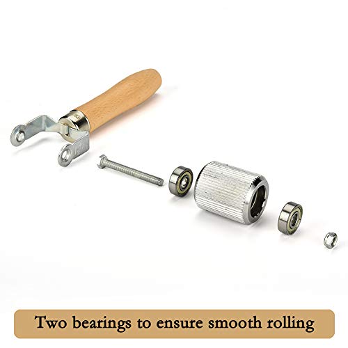 Norsmic Car Sound Deadening Roller (2Pcs, Width: 1.69In & 0.24In), Extremely Smooth Sound Insulation Roller Metal, Noise Deadening Car Sound Insulation Tool #TOP4
