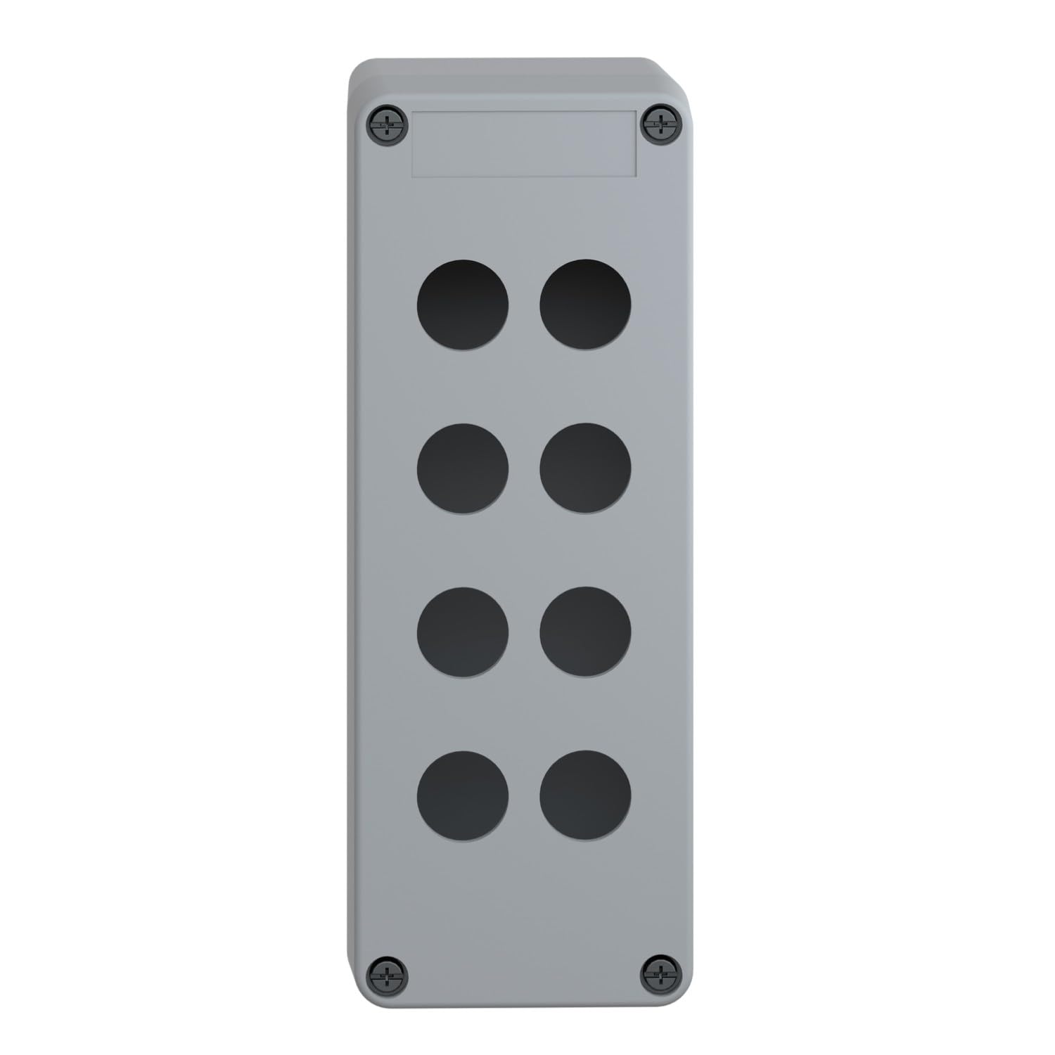 CAJA PLASTICO VACIA 8 TALADROS