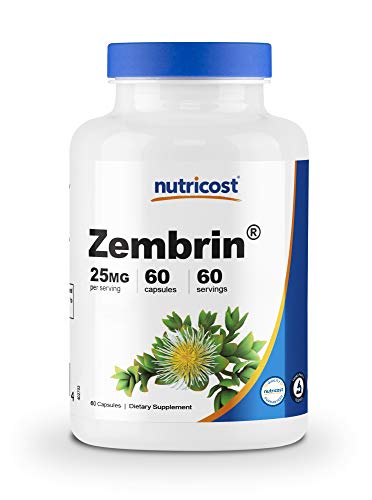 Nutricost Zembrin 25mg, 60 Capsules - Vegetable Capsules, Non-GMO, Gluten Free