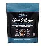 Collagen Peptides Powder 2lb (32oz) Pouch - Clean Collagen® - Unflavored, Grass Fed, Paleo, Non GMO, Kosher - Highly Soluble Protein