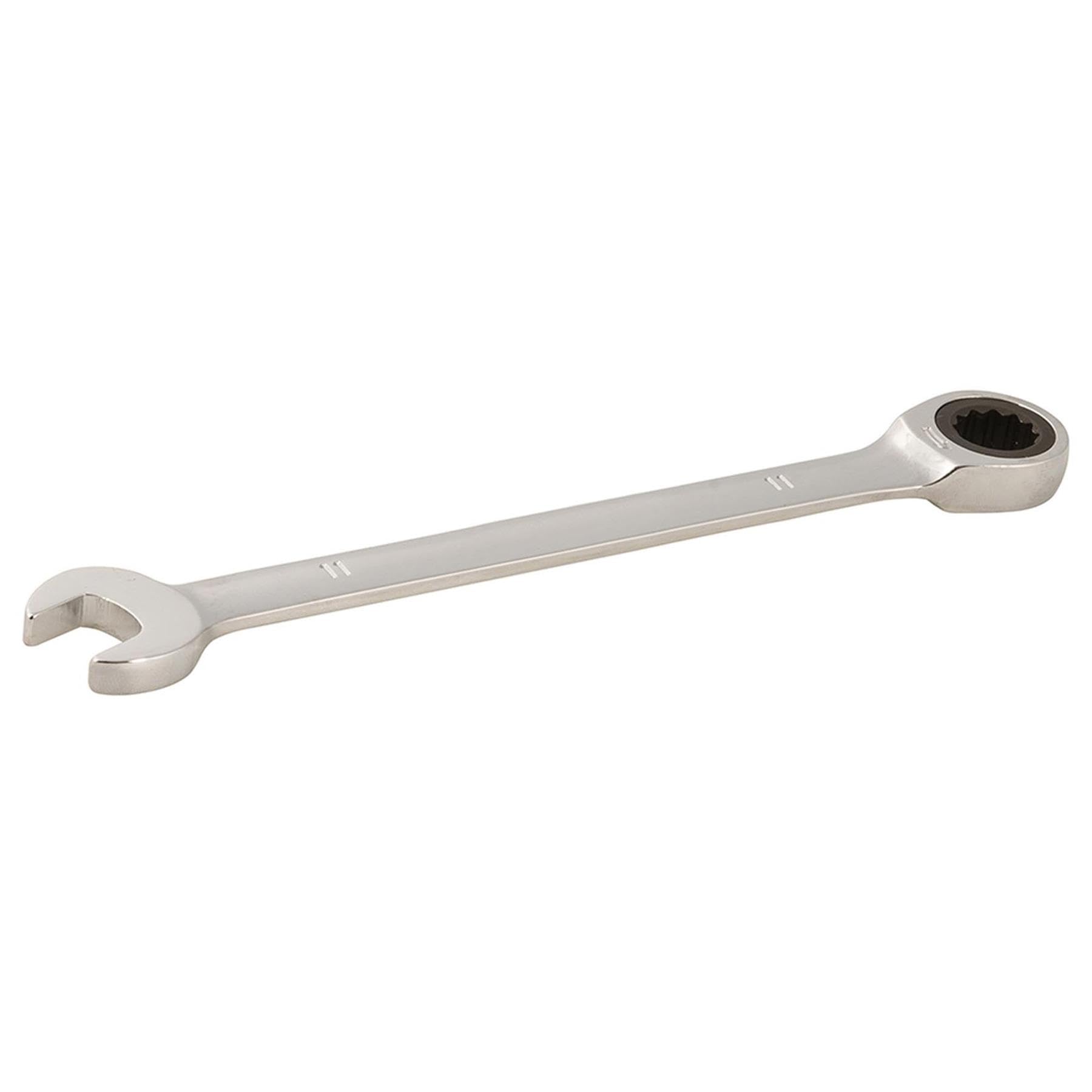 Dapetz® Fixed Head Ratchet Spanner 11mm Professional Chrome Vanadium Steel Forged Combination Wrench Combination Spanner