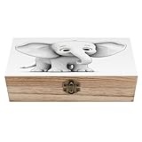 Tamaño: cada caja de madera mide 7,9 x 3,9 x 2,3 pulgadas/20 x 9,8 x 5,8 cm, compacta y conveniente, ni demasiado grande ni demasiado pequeña, muy adecuada para sus necesidades.
