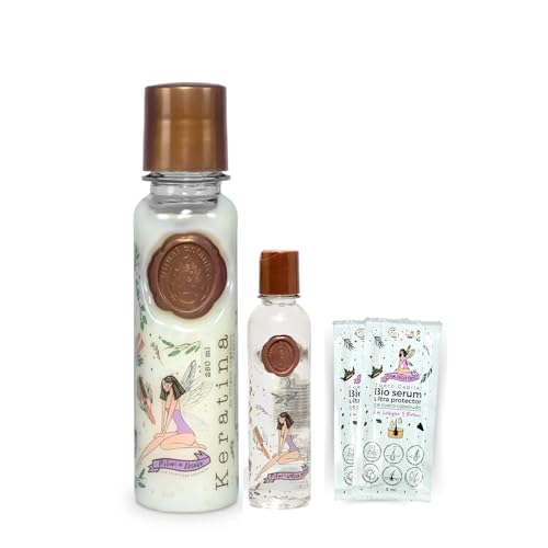 RITUAL BOTANICO Organic Keratin Treatment to Straighten, Repair and Relax Hair. 12 Amino Acids & Vegan Argan Oil. Product of Colombia “Keratina Orgánica para alisar el pelo” (Medium-250ml/8.45 Fl Oz)