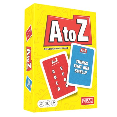 Viral Studios A to Z – Fast-Paced Word Game for Families & Game Nights – Race the Timer, Flip...