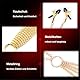 Nippelklemmen Brustwarzen, BDSM Nippelklemmen Brustwarzen Nipple Clamps, Edelstahl Nippelklemmen, Einstellbare Nippel Klemmen Nipple Clamps, BDSM Bondage Sex Toys(Golden)
