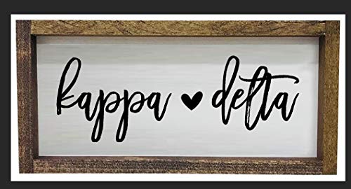 Kappa Delta Sorority Script Large Wall Art