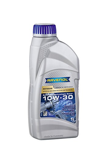 RAVENOL J1V1509-001 SAE 10W-30 Motorcycle Wet Clutch Transmission Fluid Gear Oil (75w)(1 Liter)