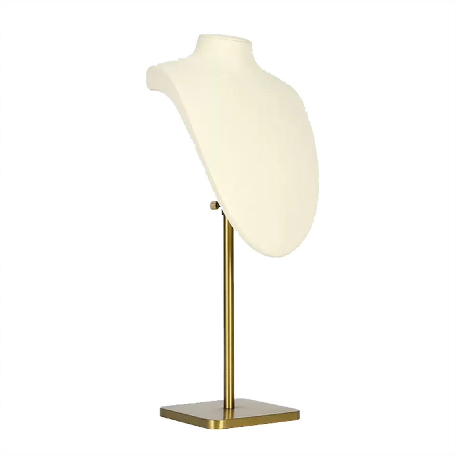 J9V4G6S3B5 Jewellery Storage Jewelry Display Bust, Necklace Mannequin Holder Stand with Metal Base - for Retail Stores and Trade Shows(Large)