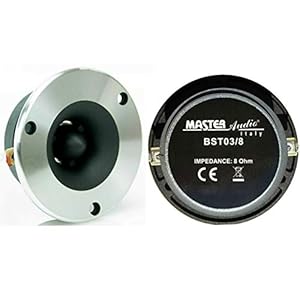2 SUPER TWEETER MASTER AUDIO BST03/8 met 120 watt rms en 240 watt max met 9,60 cm diameter 99 db 8 ohm huis met diepte…