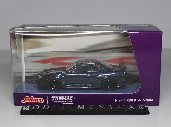 Amazon | Midnight Purple Tarmac Works 1/64 日産 GTR R34