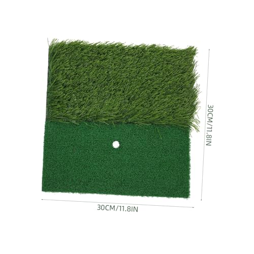 Tapis de pratique de golf débutants Abaodam 2 pièces en PP vert