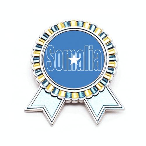 Broche drapeau de la Somalie - Médaille de prix, M, Métal