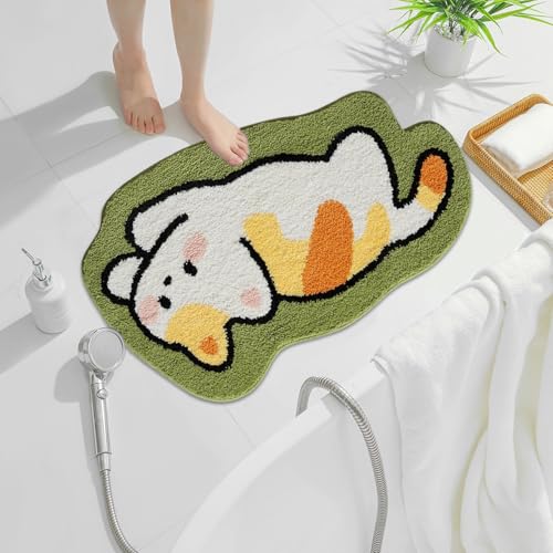 Tapis de bain pour chat extra absorbant et doux lavable en machine 50x81 cm