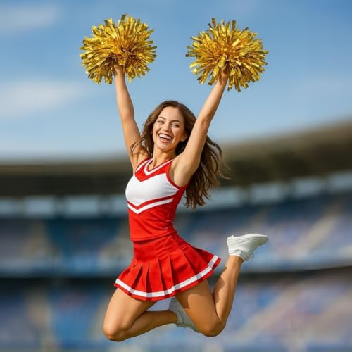 WP WANNA PARTY Wanna Party Cheerleader Pompom, Gold