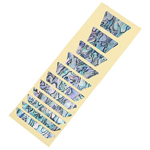 Natudeco 0.04mm Guitar Neck Fretboard Stickers, Premium Electric Guitar Fretboard Stickers DIY Fret Inlay Stickers pour Musique Guitare Basse Acoustique Guitare Électrique Cover