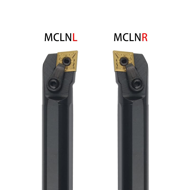 1pc S16Q-MCLNR12 S20R-MCLNR12 S25S-MCLNR12 Internal Turning Tool Holder CNMG12 Carbide Inserts Lathe Bar CNC Cutting Tools Set(No Insert)(S16Q-MCLNR12)