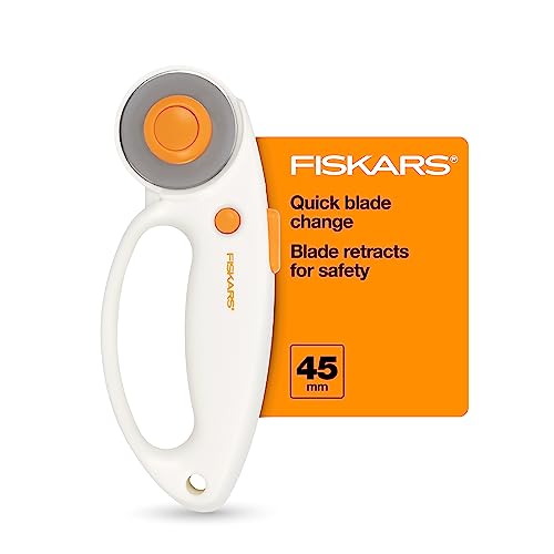 Fiskars 45mm Loop Rotary Cutter for Fabric, Arts, Crafts, Sewing