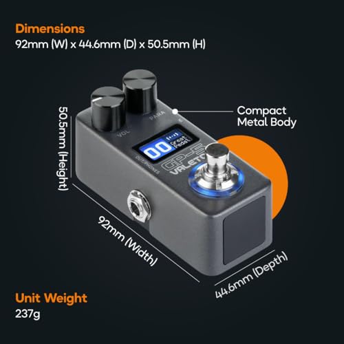 Image of Valeton GP-5 Compact Multi-Effects Guitar Processor with SnapTone Technology, IR Loader, 100+ Effects, Bluetooth, USB Audio Interface