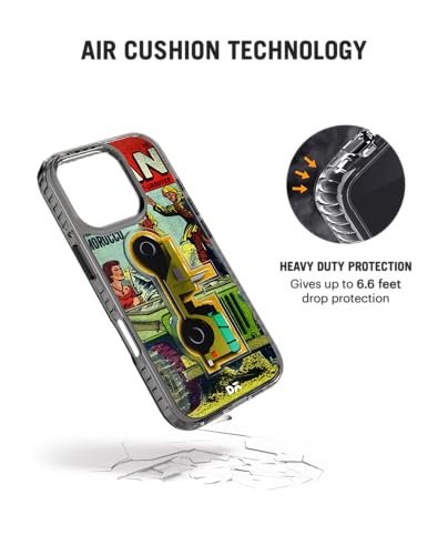 Image of DailyObjects Battle Jeep Stride 2.0 Magnetic Case Cover Compatible with iPhone 16 Pro Max | Wireless Charging Slim Back Cover | 2 Layer Edge Protection & Shockproof
