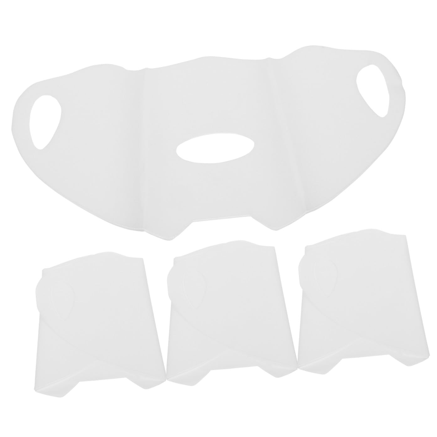 INOOMP 8 Pz Maschera Gel Per Il Viso Maschera Per Il Viso in Gel Copertura Per La Protezione Del Viso Gel Viso Adesivi Uv Corea Del Sud Della Pelle Tessuto Elastico