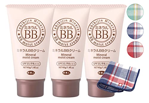 アズマ商事 ミネラルBBクリーム 旅美人 SPF35/PA+++ 40g×3本セット
