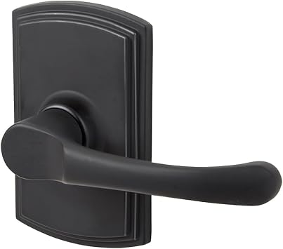 Delaney Callan Door Lever Artino - Passage, Matte Black - Passage Lever